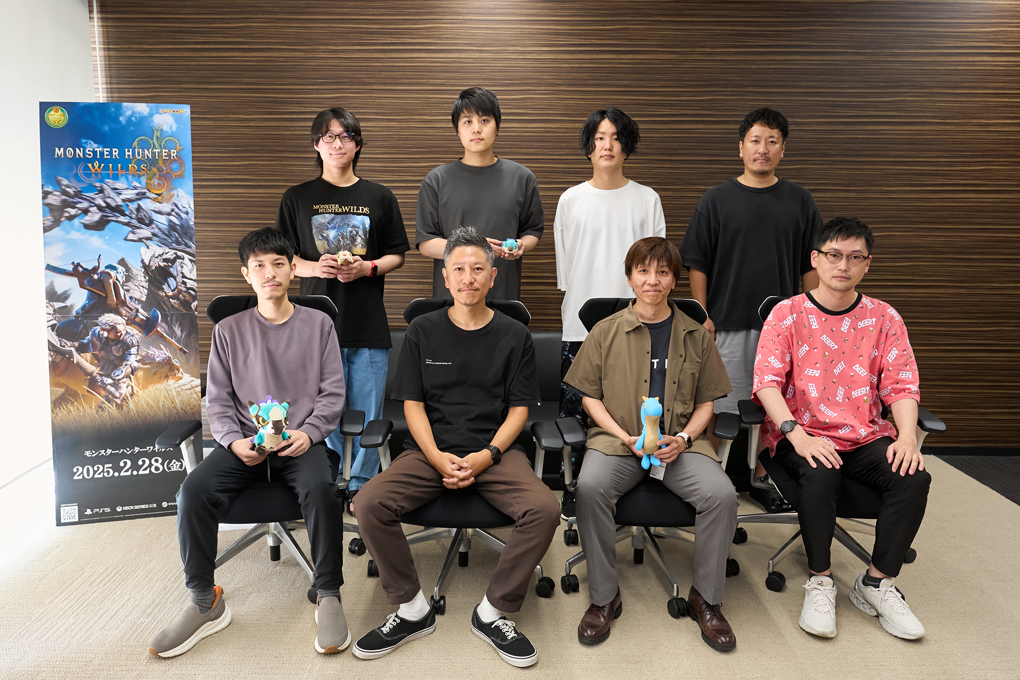 インタビューを受けていただいたカプコンの皆様