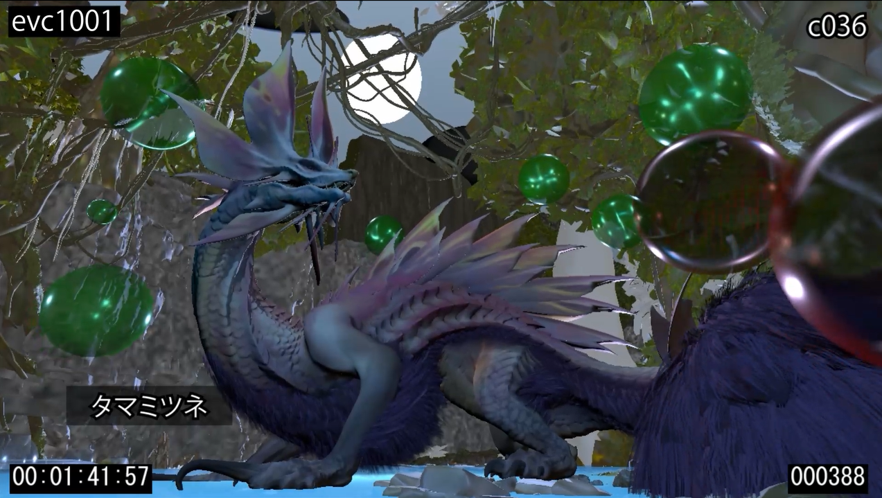 ゲーム序盤のカットシーン