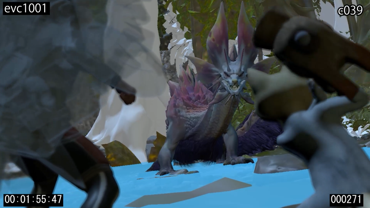 ゲーム序盤のカットシーン