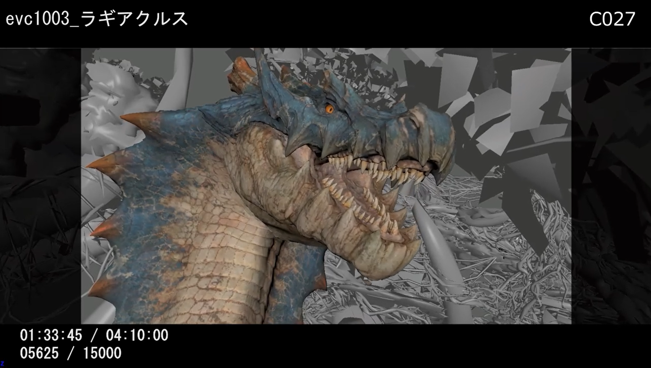 ゲーム序盤のカットシーン