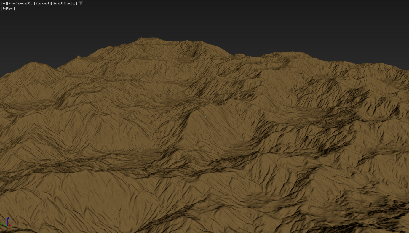 サイズに関わるAmountやGravity、Max depthなどを各々数値変更しております。