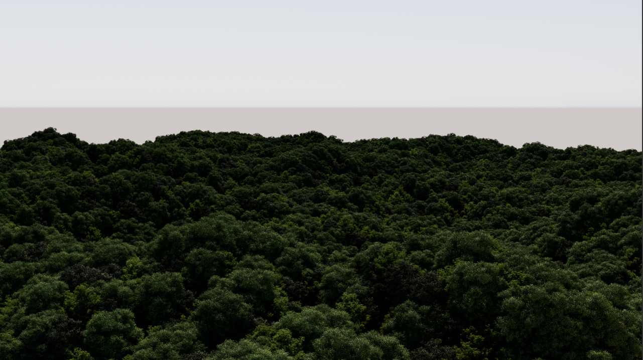 カメラポジションを下げてレンダリングしてみました。