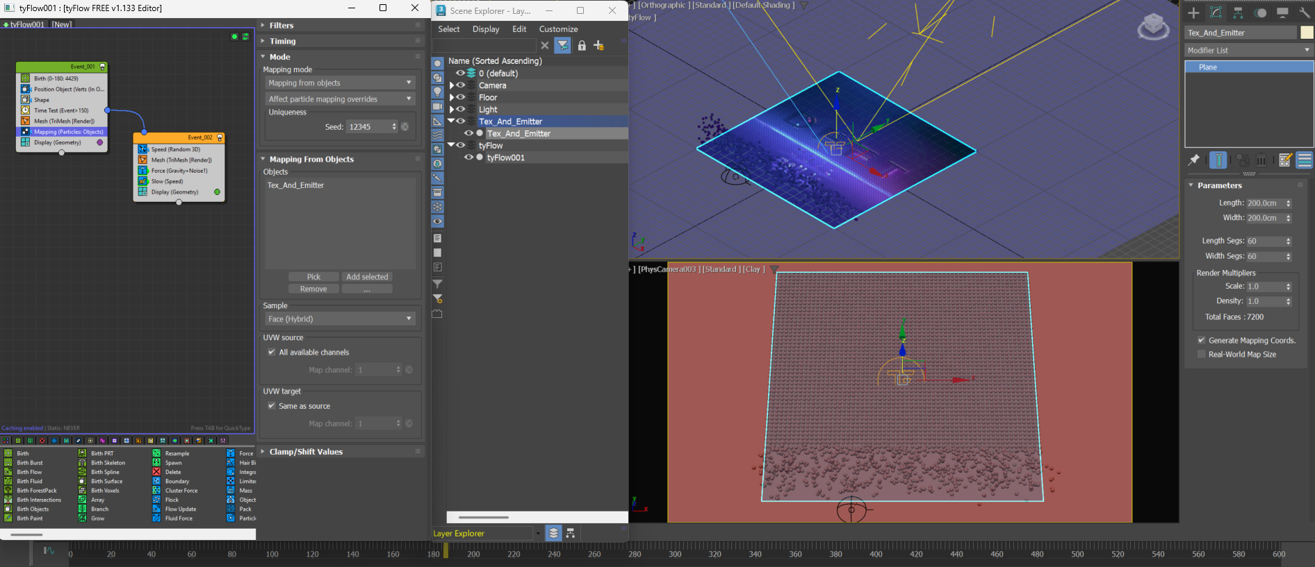 Mappingオペレーターの設定画面