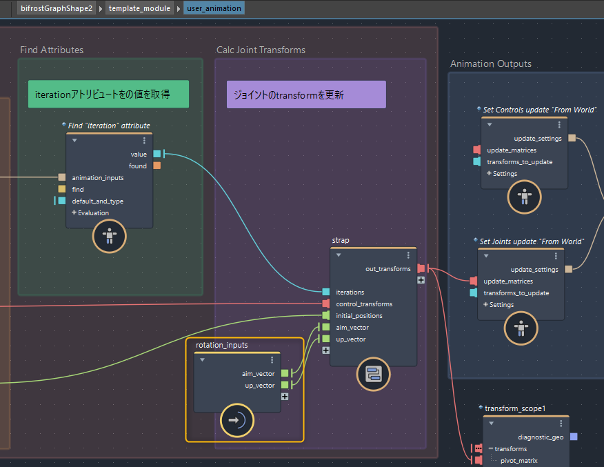 パブリッシュ前のuser_animation(黄色い枠線内が更新部分)