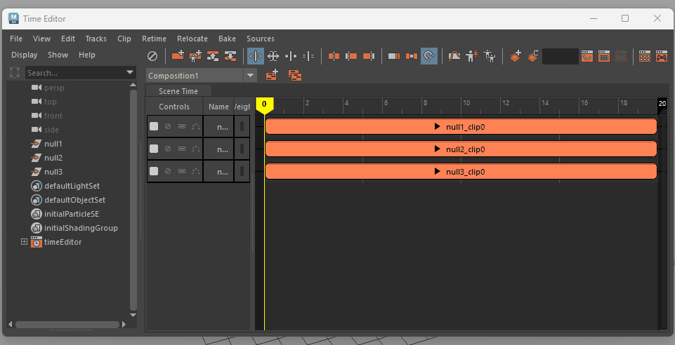 TimeEditorのクリップ情報からエクセル/csvファイルを出力する処理のイメージ図