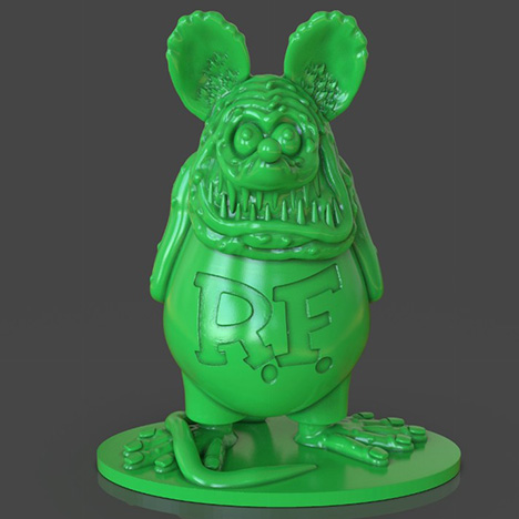 Rat Fink 3D Print No Supports One Piece