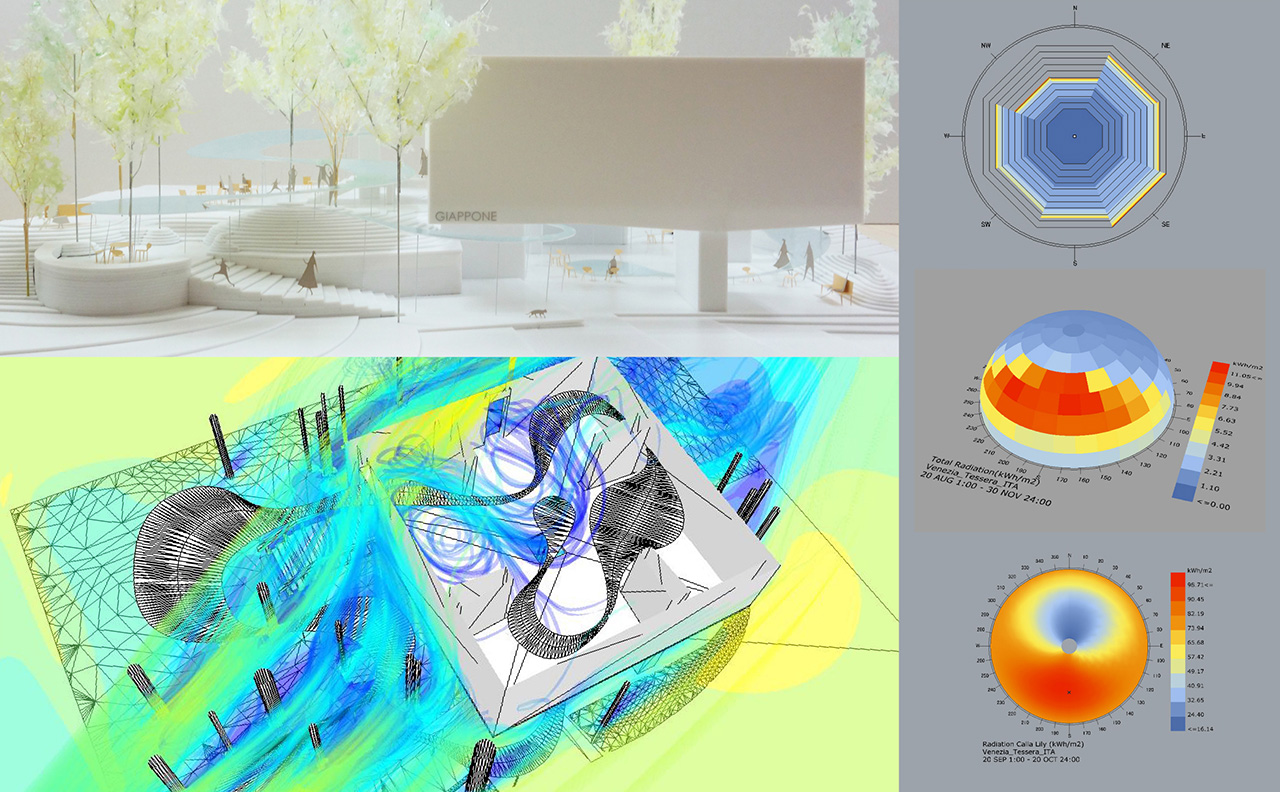 第15回ヴェネチア・ビエンナーレ国際建築展日本館コンペ柴田直美（キュレーター）萬代基介（建築家）案のデータ作成支援業務ビジュアライゼーションと環境解析とレーザーカッター模型の製作