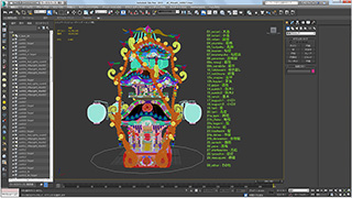 Autodesk 3ds Maxによる制作画面
