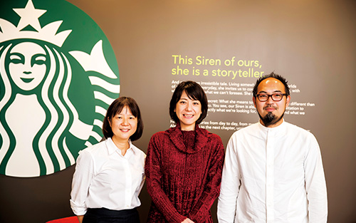 左から)店舗設計部 設計企画チームの高尾江里氏、店舗設計部 部長の髙島真由氏、オートデスク テクニカル コンサルタントの横田篤典。