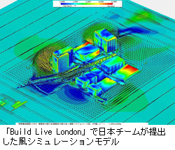 「Build Live London」で日本チームが提出した風シミュレーションモデル