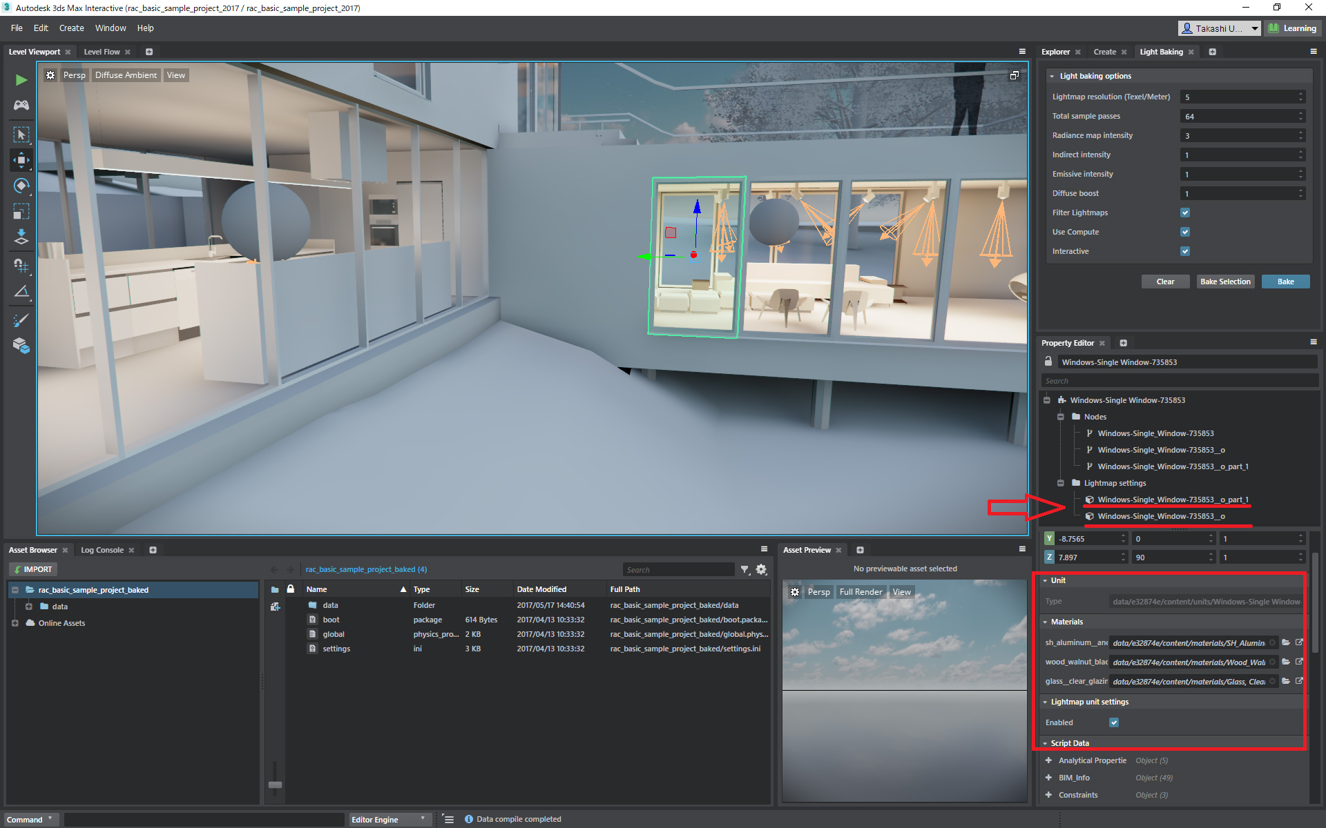 第2回 ライトマップを焼いて見た目をリアルに Ar Vrいつやるの 今でしょ Revit Liveと3ds Max Interactiveのコラボレーションワークフロー Area Japan