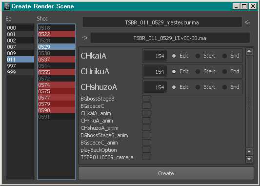 Create Render Scene＆RenderPal-Submitter＆RenderPresets