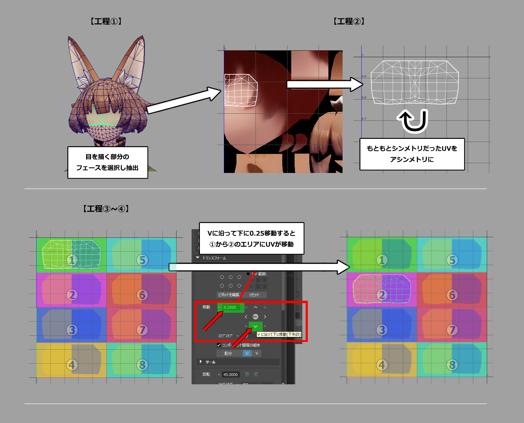 第6回 表情の作成 モデル作成の補足 Mayaで始めるゲーム用ローポリキャラモデル Area Japan