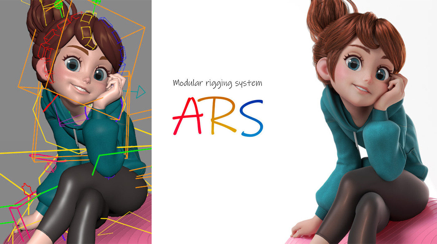 第1回：モジュラーリギングシステム「ARS」概要 | Mayaの標準機能だけ 