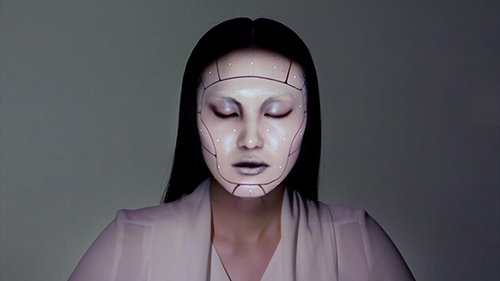 OMOTE / REAL-TIME FACE TRACKING & PROJECTION MAPPING